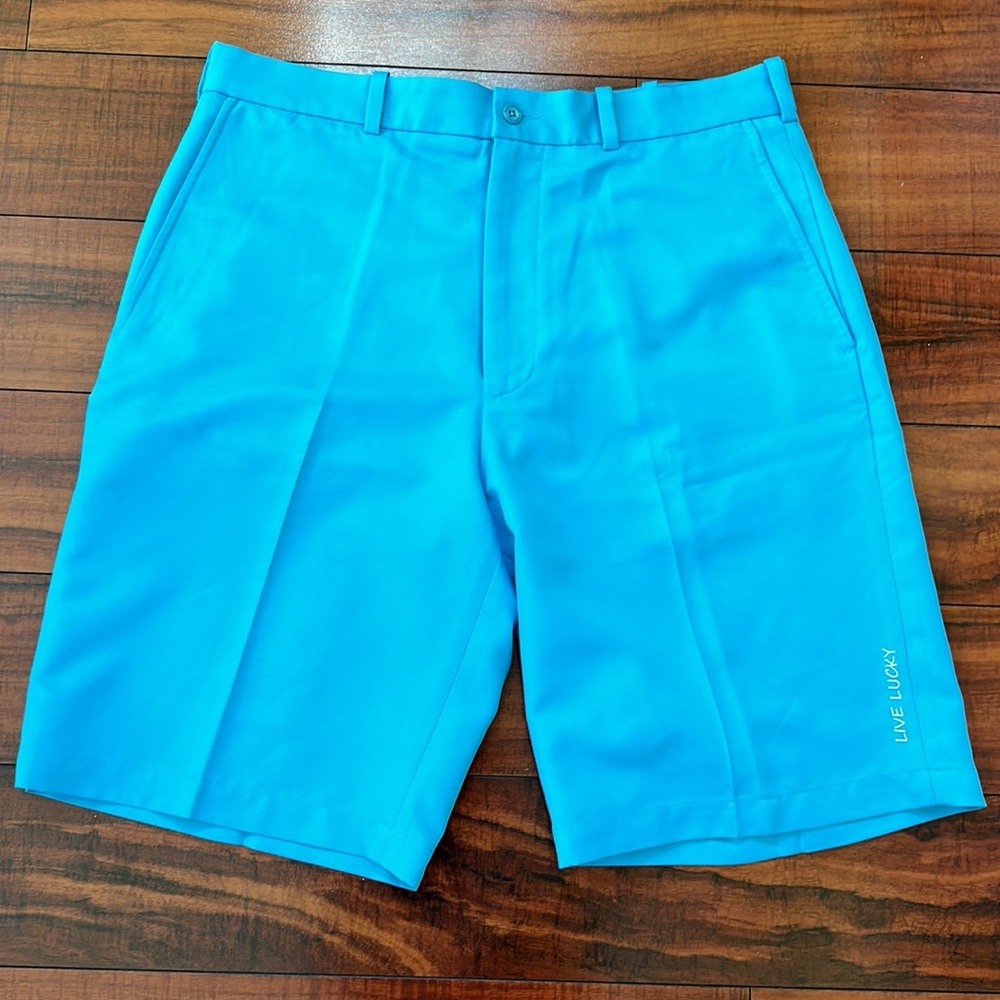 Live Lucky Men's Blue Shorts